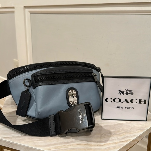 westway belt bag with checker print